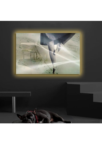 LED Işıklı Kanvas Tablo, 3D Dekoratif Baskılı Tablo Yapay Zeka Destekli Modern Tasarımlar 513
