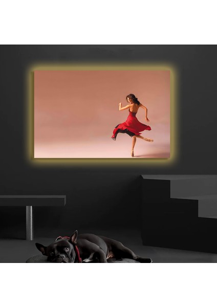 LED Işıklı Kanvas Tablo, 3D Dekoratif Baskılı Tablo Yapay Zeka Destekli Modern Tasarımlar 489