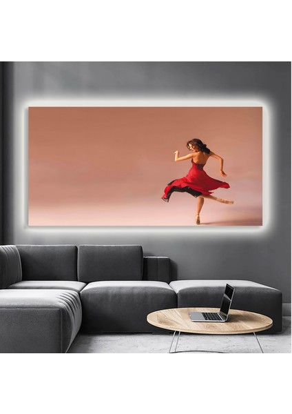 LED Işıklı Kanvas Tablo, 3D Dekoratif Baskılı Tablo Yapay Zeka Destekli Modern Tasarımlar 489