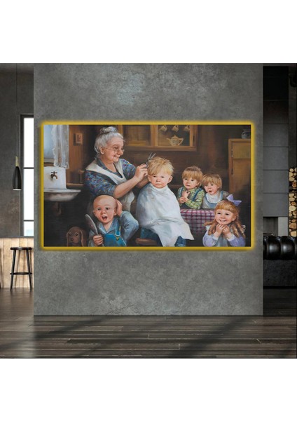 LED Işıklı Kanvas Tablo, 3D Dekoratif Baskılı Tablo Yapay Zeka Destekli Modern Tasarımlar 08