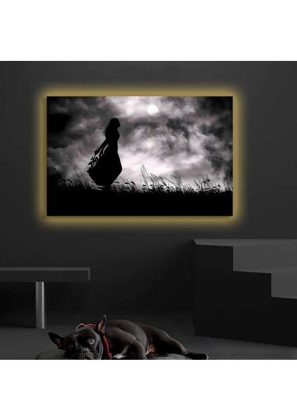 LED Işıklı Kanvas Tablo, 3D Dekoratif Baskılı Tablo Yapay Zeka Destekli Modern Tasarımlar 316