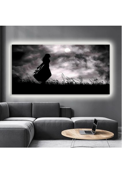 LED Işıklı Kanvas Tablo, 3D Dekoratif Baskılı Tablo Yapay Zeka Destekli Modern Tasarımlar 316