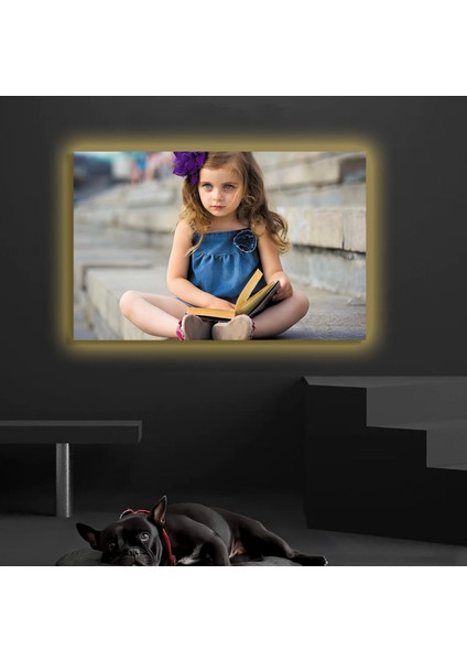LED Işıklı Kanvas Tablo, 3D Dekoratif Baskılı Tablo Yapay Zeka Destekli Modern Tasarımlar 357