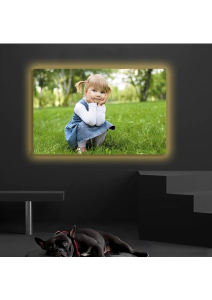 LED Işıklı Kanvas Tablo, 3D Dekoratif Baskılı Tablo Yapay Zeka Destekli Modern Tasarımlar 289
