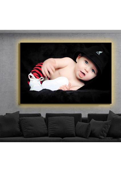 LED Işıklı Kanvas Tablo, 3D Dekoratif Baskılı Tablo Yapay Zeka Destekli Modern Tasarımlar 393
