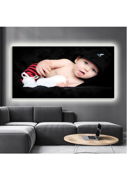 LED Işıklı Kanvas Tablo, 3D Dekoratif Baskılı Tablo Yapay Zeka Destekli Modern Tasarımlar 393