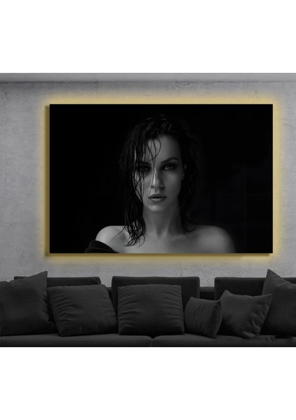 LED Işıklı Kanvas Tablo, 3D Dekoratif Baskılı Tablo Yapay Zeka Destekli Modern Tasarımlar 153