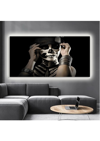 LED Işıklı Kanvas Tablo, 3D Dekoratif Baskılı Tablo Yapay Zeka Destekli Modern Tasarımlar 254 modelleri