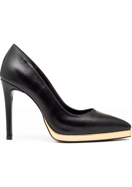 BSR1007-1 Kadın Rahat Gold Platform Topuklu Stiletto Ayakkabı fırsatları