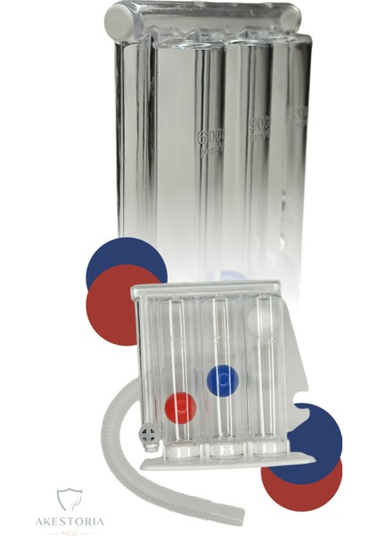 Triflo Solunum Egzersiz Cihazı Nefes Egzersiz Aleti 3 Top Triflo H-001 modelleri