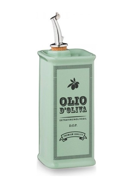 - Vintage Yeşil Kare Yağlık 500 ml