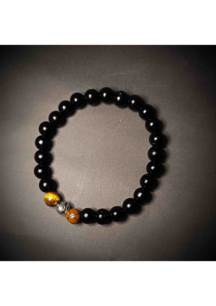 Oniks ve Kaplangözü Doğal Taş Bileklik fırsatları