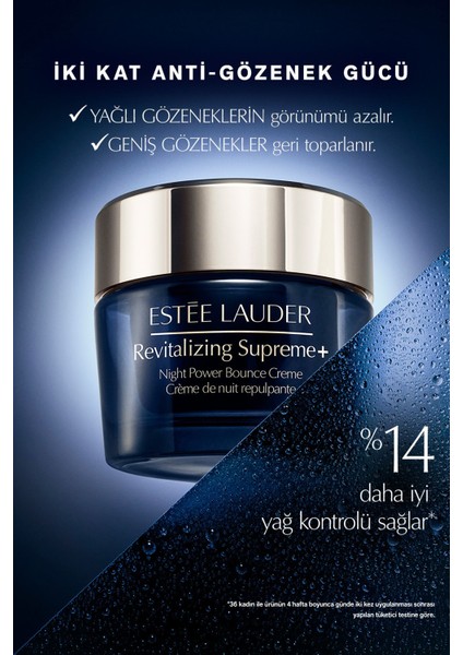 Estee Lauder Gece Bakımının Mucizevi İkilisi Onarıcı Set - Serum 75ml, Bounce Crème 50ml