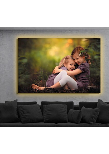 LED Işıklı Kanvas Tablo, 3D Dekoratif Baskılı Tablo Yapay Zeka Destekli Modern Tasarımlar 329