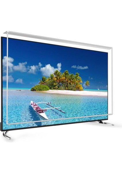 55 Inç 140 Ekran Tv Ekran Koruyucu Regal Ekran Koruma Paneli