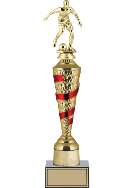 Futbol Figürlü Ödül Kupası-Okul Kupası - Hediye Kupa 43 cm FG028