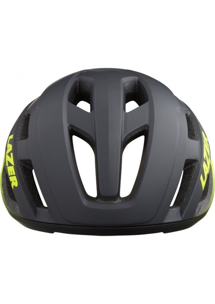 Strada Kineticore Ce-Cpsc Kask Matte Koyu Gri Flash Sarı (L 58/61)