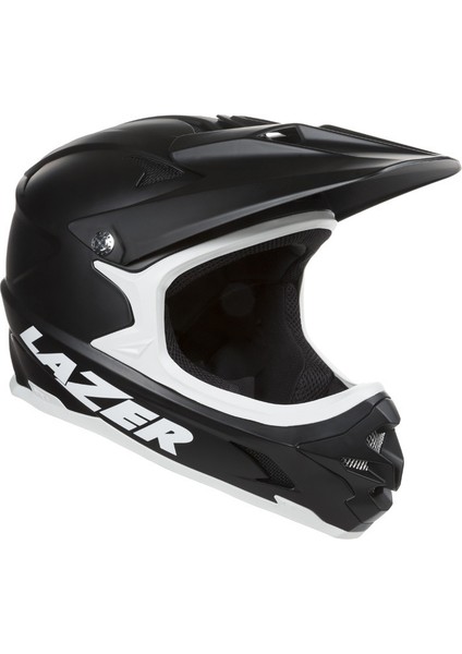 Phoenix+ Downhill Full Face Kask Mat Siyah/beyaz (XL61/62CM)