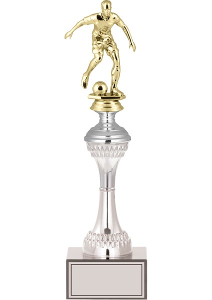 Futbol Figürlü Ödül Kupası-Okul Kupası - Hediye Kupa 33 cm FG030