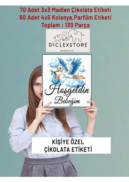 Gülümse Hayata - Madlen Çikolata Etiketi