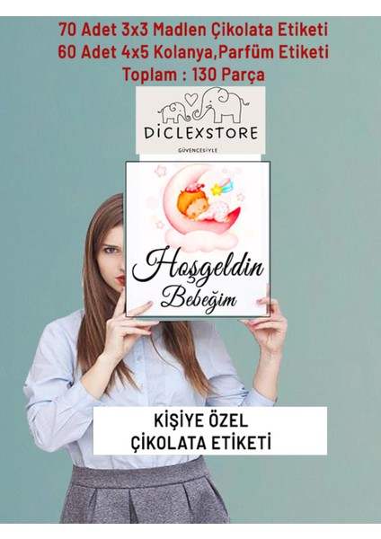 Büyülü Anlar Için Madlen Çikolata Etiketi