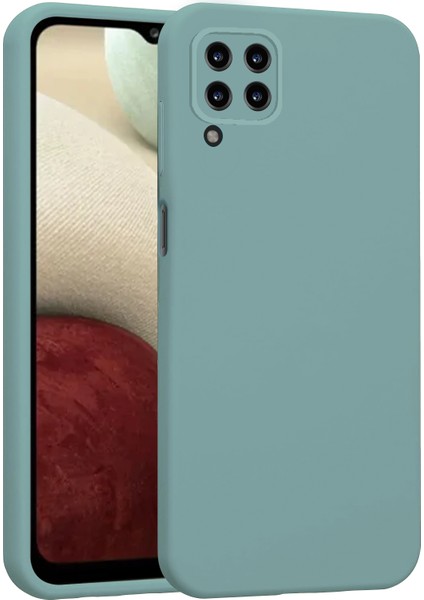 Samsung Galaxy A12 Kılıf Lansman Premium Silinebilir Silikon