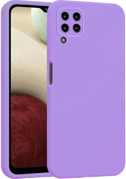 Samsung Galaxy A12 Kılıf Lansman Premium Silinebilir Silikon