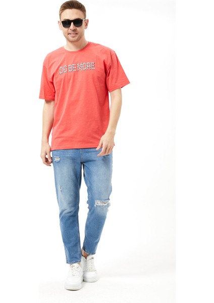 Dobemore Dokuma Baskılı Tişört %100 Cotton
