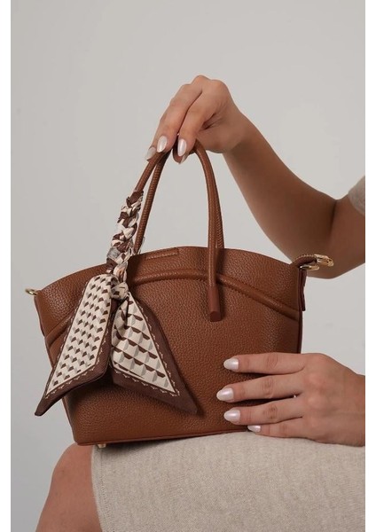 Kadın El ve Omuz Çanta 26592 Taba fiyatları