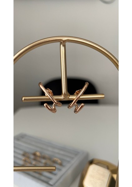 Vip Seri Gold J Model Küpe