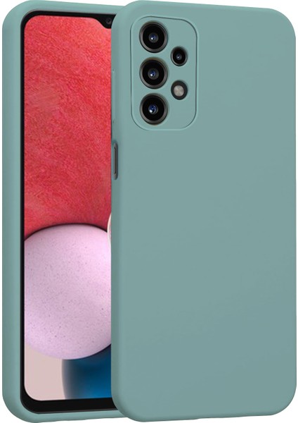 Samsung Galaxy A13 Kılıf Lansman Premium Silinebilir Silikon