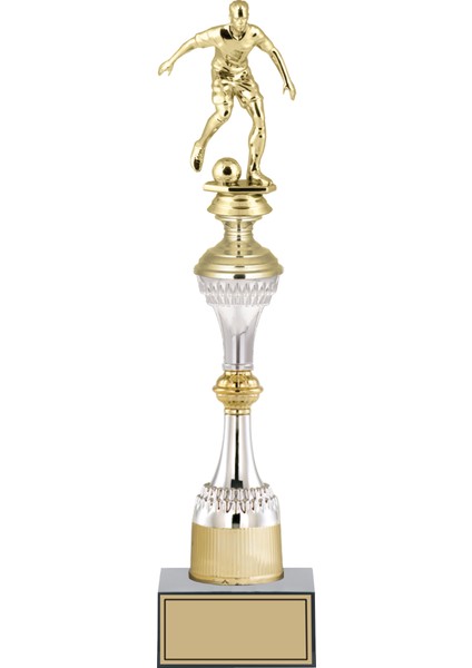 Futbol Figürlü Ödül Kupası-Okul Kupası - Hediye Kupa 41 cm FG042