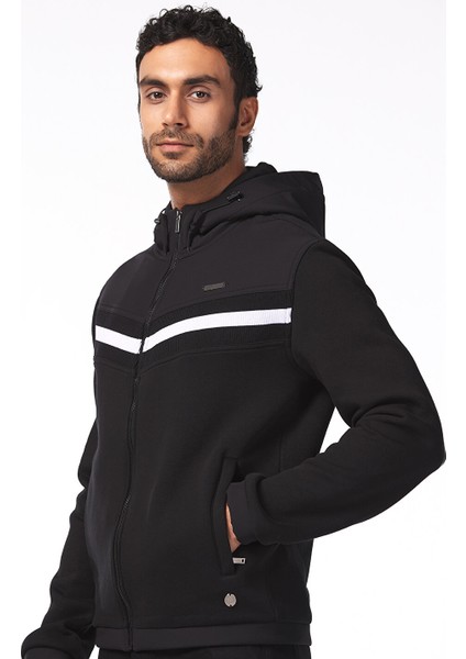 Beşiktaş Erkek Kapüşonlu Fermuarlı Sweatshırt 7425242T3