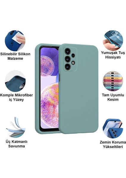 Samsung Galaxy A23 Kılıf Lansman Premium Silinebilir Silikon fiyatları