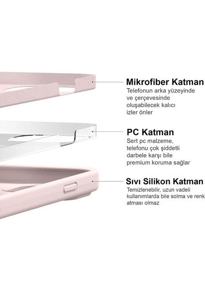 Samsung Galaxy A23 Kılıf Lansman Premium Silinebilir Pembe Silikon modelleri