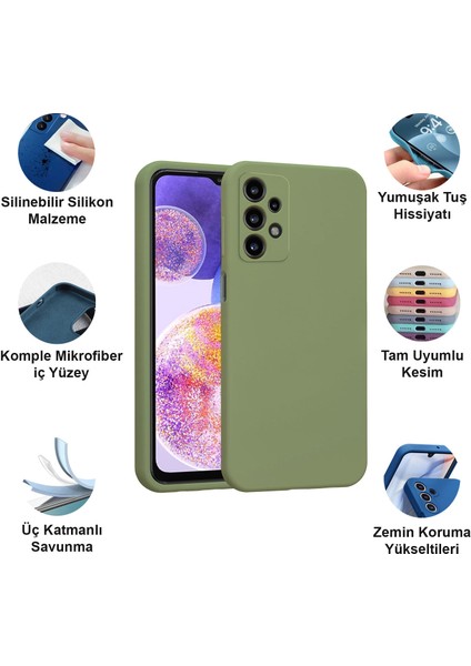 Samsung Galaxy A23 Kılıf Lansman Premium Silinebilir Silikon fiyatları