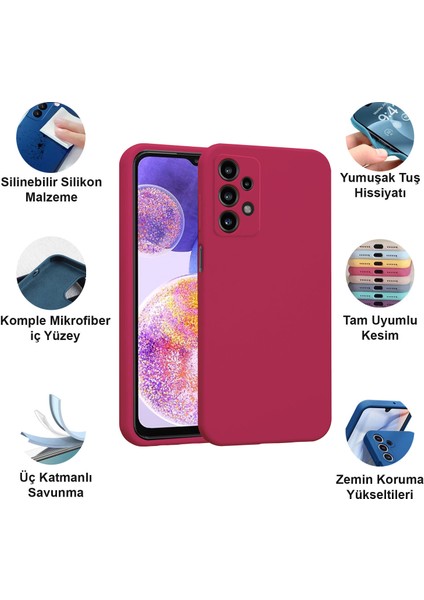 Samsung Galaxy A23 Kılıf Lansman Premium Silinebilir Silikon fiyatları