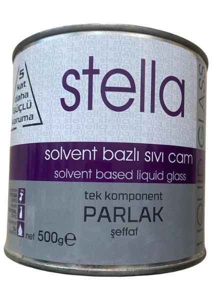 Solvent Bazlı Sıvı Cam Şeffaf 0.500 G