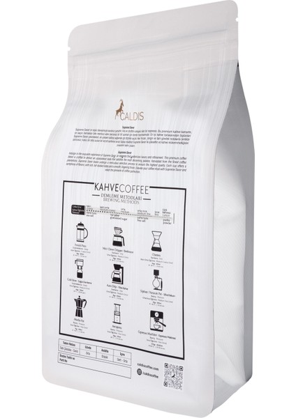 3'lü Supreme Savor™ 250 gr Espresso '%100 Arabica Çekirdek Kahve