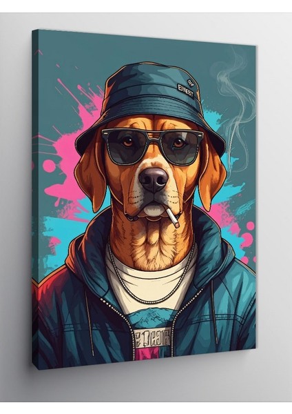 Kanvas Tablo Sokak Köpeğinin Karizması