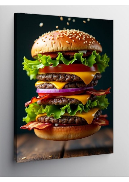 Kanvas Tablo Dev Hamburger