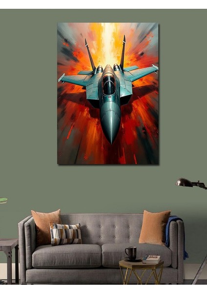Kanvas Tablo Jetin Hız Kanatları modelleri