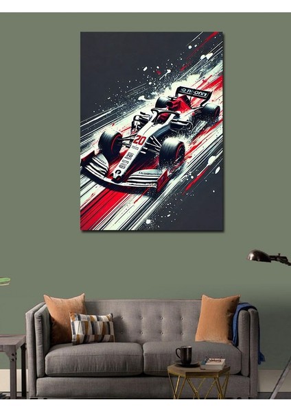 Kanvas Tablo Hızlı Formula 1 Aracı modelleri