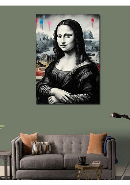Kanvas Tablo Sokak Stili Mona Lisa modelleri