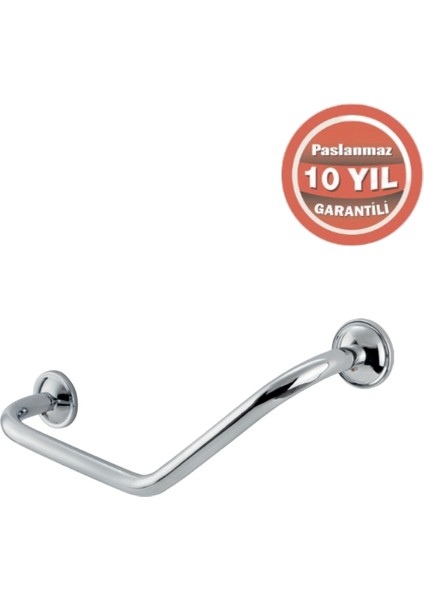 Paslanmaz Pirinç Bella Küvet Tutamağı 40 cm