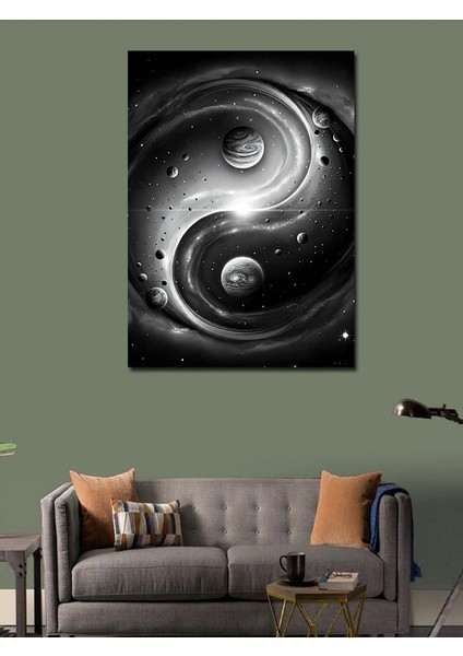 Kanvas Tablo Yin Yang ve Kozmos modelleri