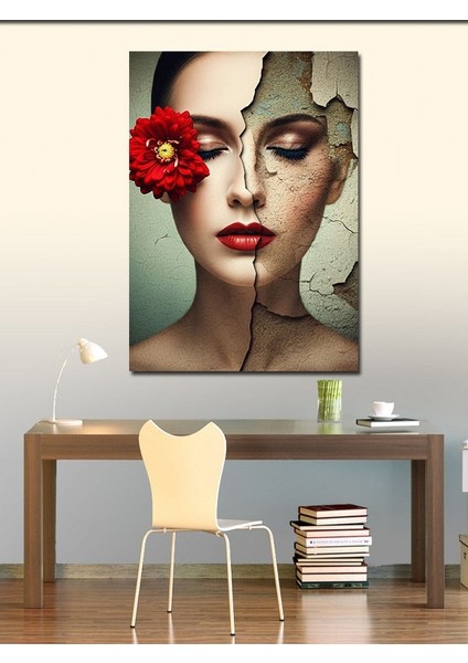 Kanvas Tablo Çatlamış Ruhun Zarafeti fiyatları