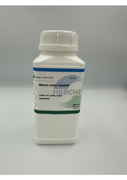 Weck's Çinko Reaktifi 500 ml