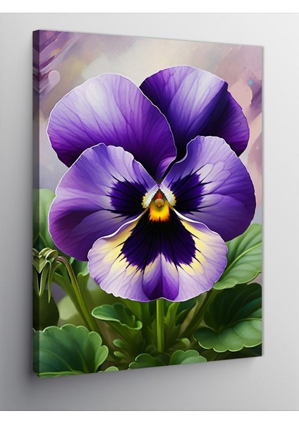 Kanvas Tablo Menekşe Zarafeti