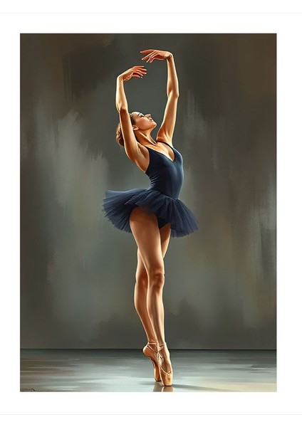 Tüm Zerafetiyle Dansçı Art Mdf Poster 25CMX 35CM
